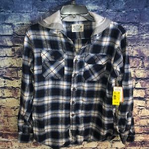 Boys Youth Flannel button down